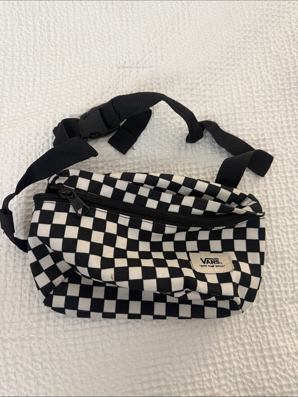 Vans Black & White Checkerboard Waist Pack